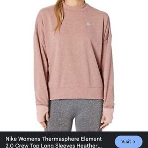 Nike Dri-FIT Running Top in Pink